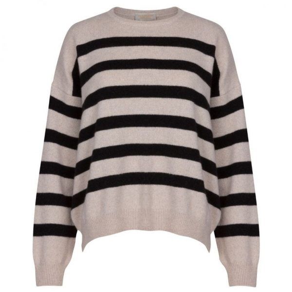 SWEATER DE RAYAS MEGHAN JOHN SMEDLEY DE LANA Y CACHEMIRA