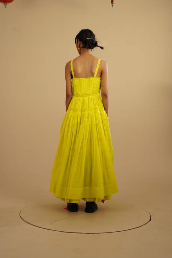 Vestido Péro amarillo SEDA