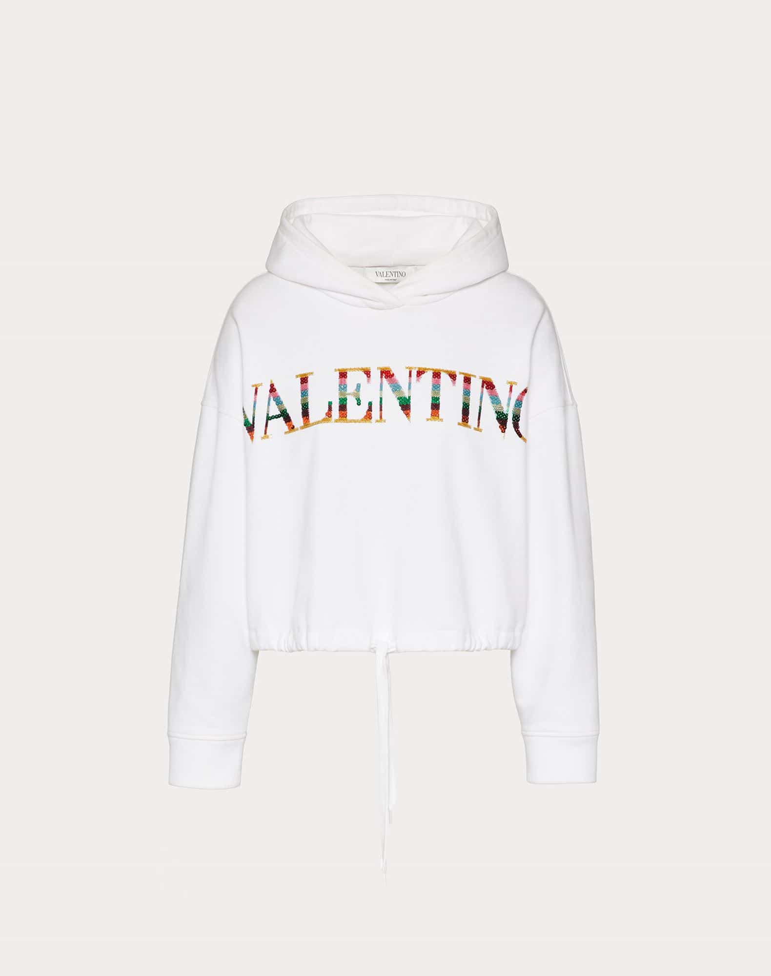 SUDADERA DE PUNTO VALENTINO BORDADO MULTICOLOR