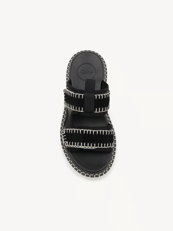 MULES PLANAS CHLOÉ LILLI NEGRO