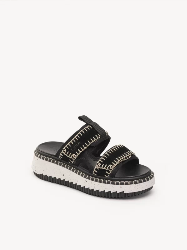 MULES PLANAS CHLOÉ LILLI NEGRO