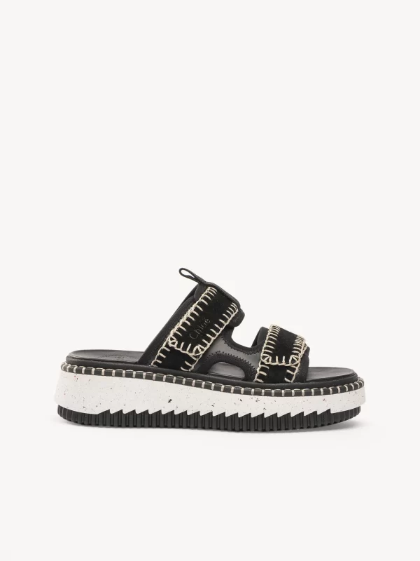 MULES PLANAS CHLOÉ LILLI NEGRO