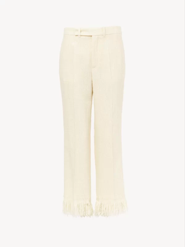 PANTALONES DE SASTRE CROPPED CHLOÉ