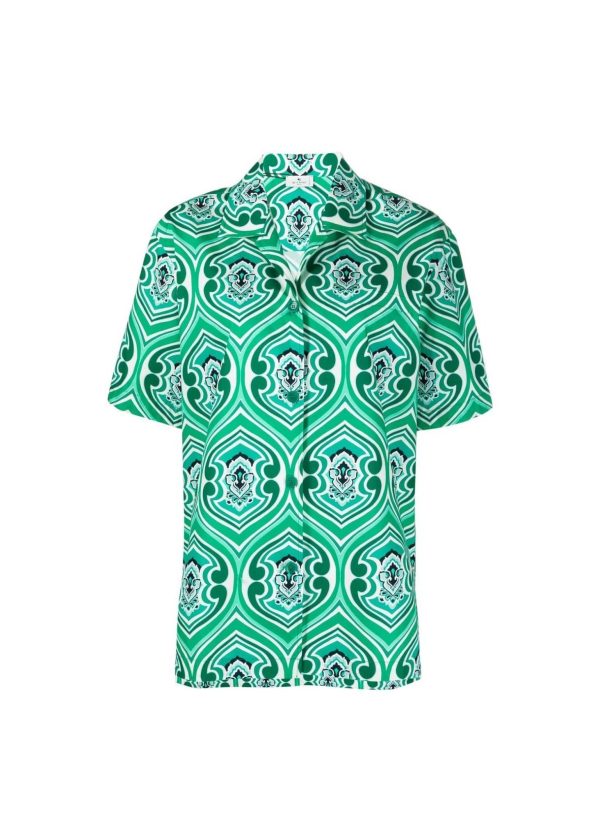 CAMISA ETRO ESTAMPADO GEOMÉTRICO MANDALA