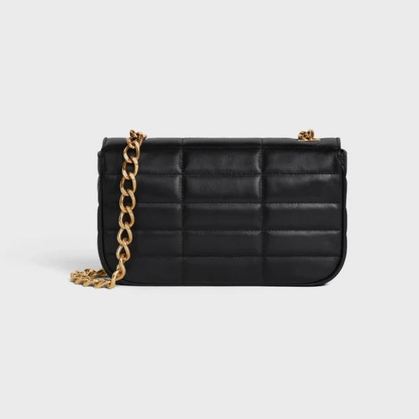 BOLSO CELINE ACOLCHADO NEGRO DE HOMBRO