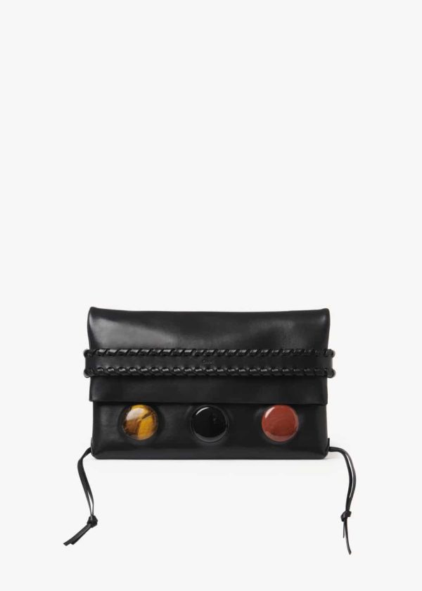 CHC22WS559J13001 BOLSO DE MANO CHLOÉ FLEXIBLE CON PIEDRAS