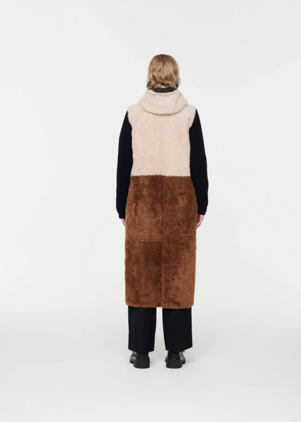 ABRIGO PLAN C SHEARLING COLOR BLOCK