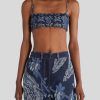 TOP BRALETTE DENIM JACQUARD ETRO