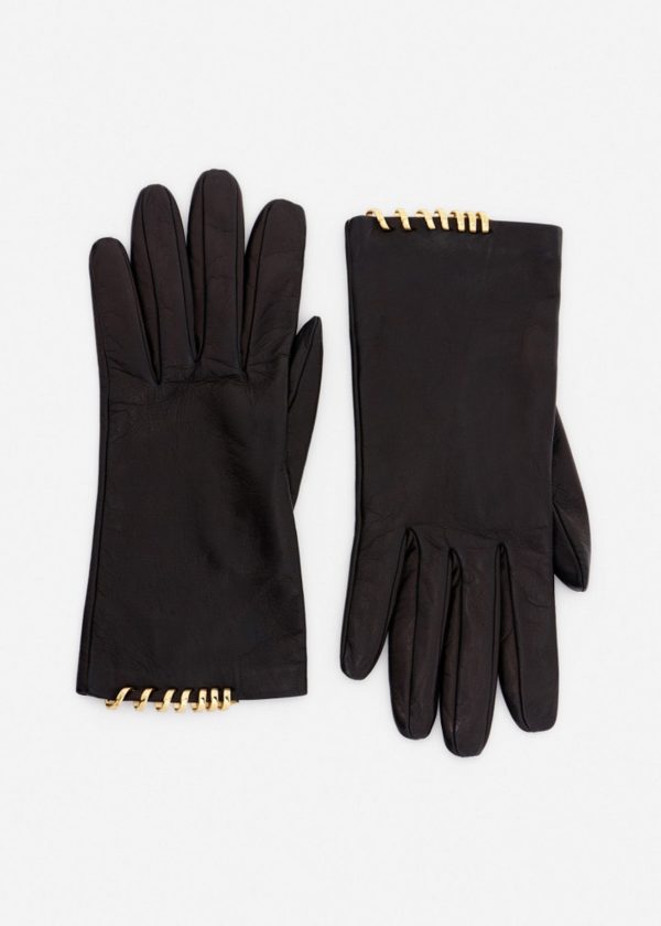 guantes de piel melody lanvin