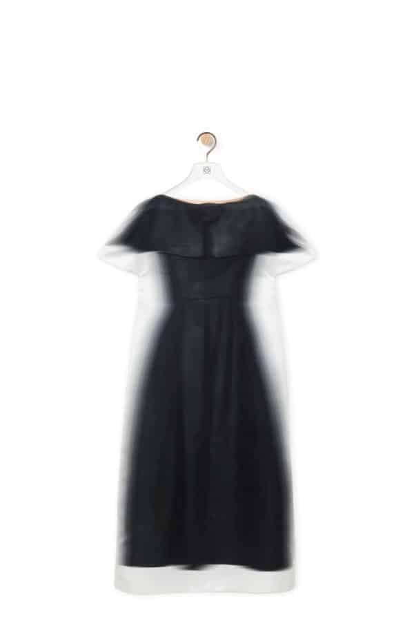 vestido loewe blur en seda