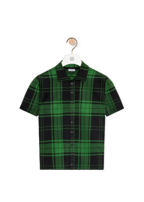 camisa-polo-loewe-seda-verde