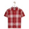 camisa-polo-loewe-seda-roja