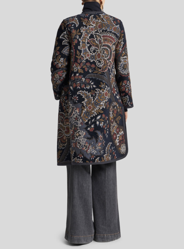 Abrigo ETRO reversible de chenilla jacquard