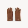 Guantes Chloé Iconic Marrón