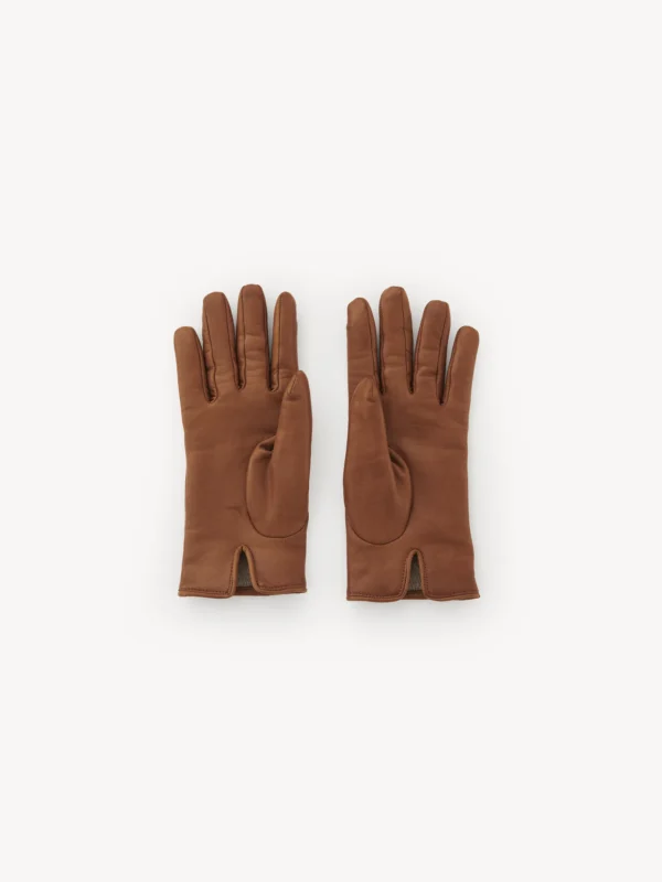 Guantes Chloé Iconic Marrón