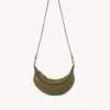 Bolso Chloé Cruzado Banana Cuero Khaki