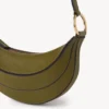 Bolso Chloé Cruzado Banana Cuero Khaki