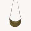 Bolso Chloé Cruzado Banana Cuero Khaki