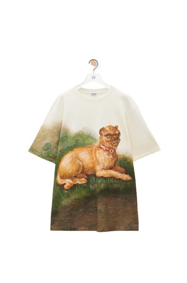 Camiseta oversize de Loewe con estampado de grifón de Bruselas