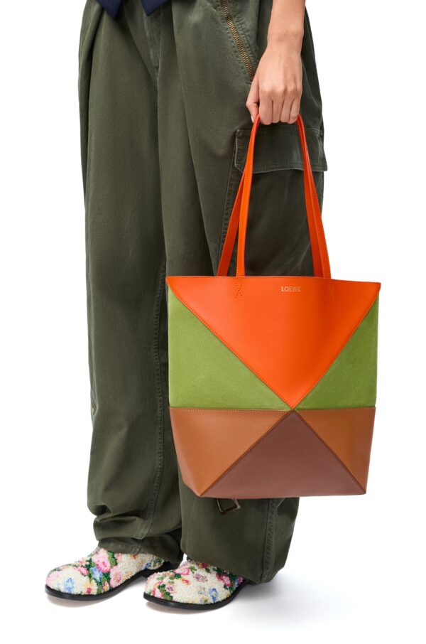 BOLSO LOEWE PUZZLE FOLD TOTE VIVID