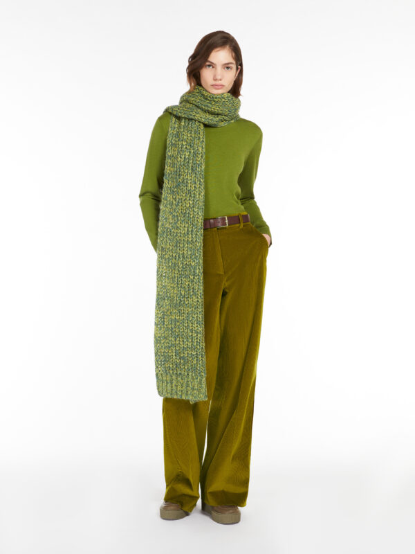 Pantalón de terciopelo Maxmara verde