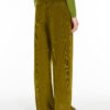 Pantalón de terciopelo Maxmara verde