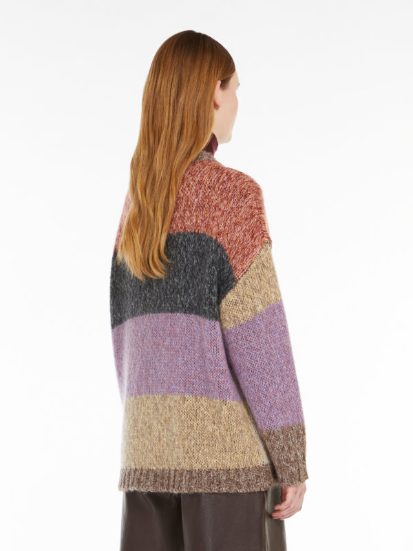 cardigan maxmara oversize de mohair violeta