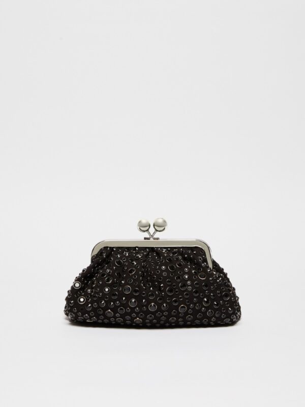 clutch fiesta maxmara pedrería negro