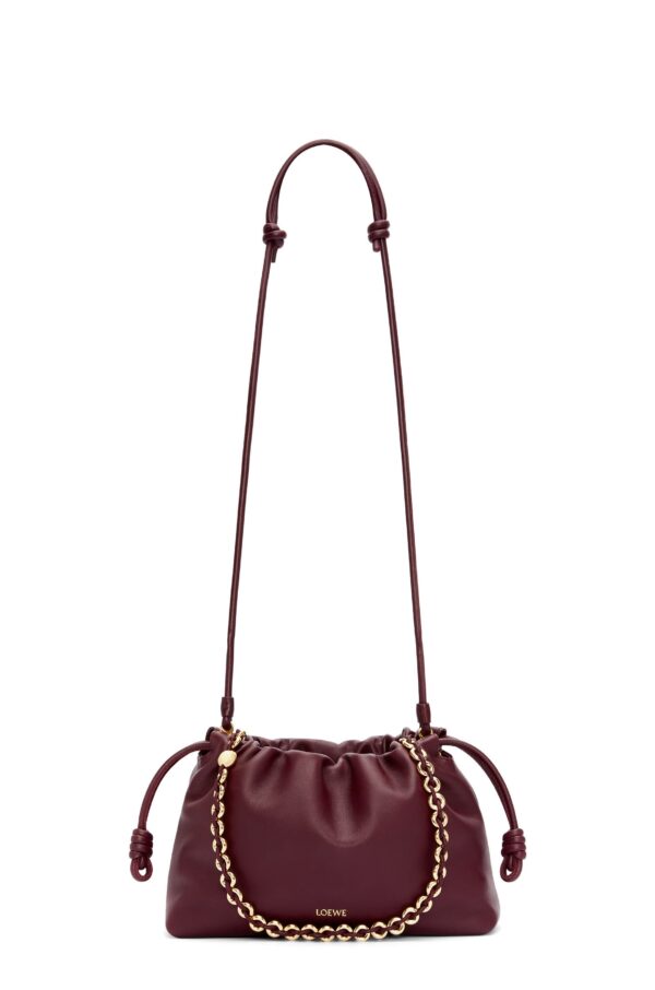 BOLSO LOEWE FLAMENCO PURSE BURDEOS