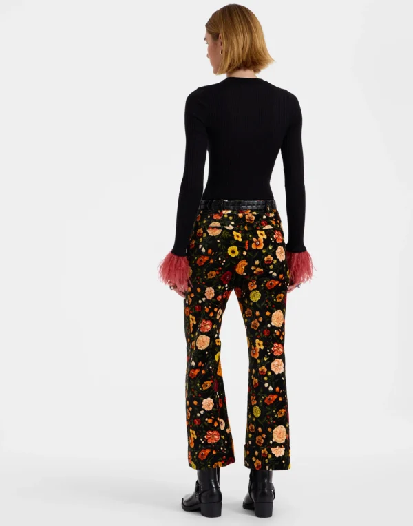 pantalon hendrix ladoublej estampado flores