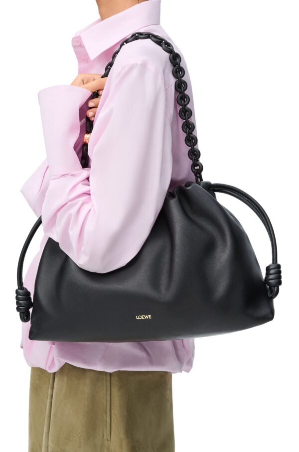 BOLSO LOEWE FLAMENCO PURSE GRANDE NEGRO