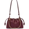 BOLSO LOEWE FLAMENCO PURSE BURDEOS