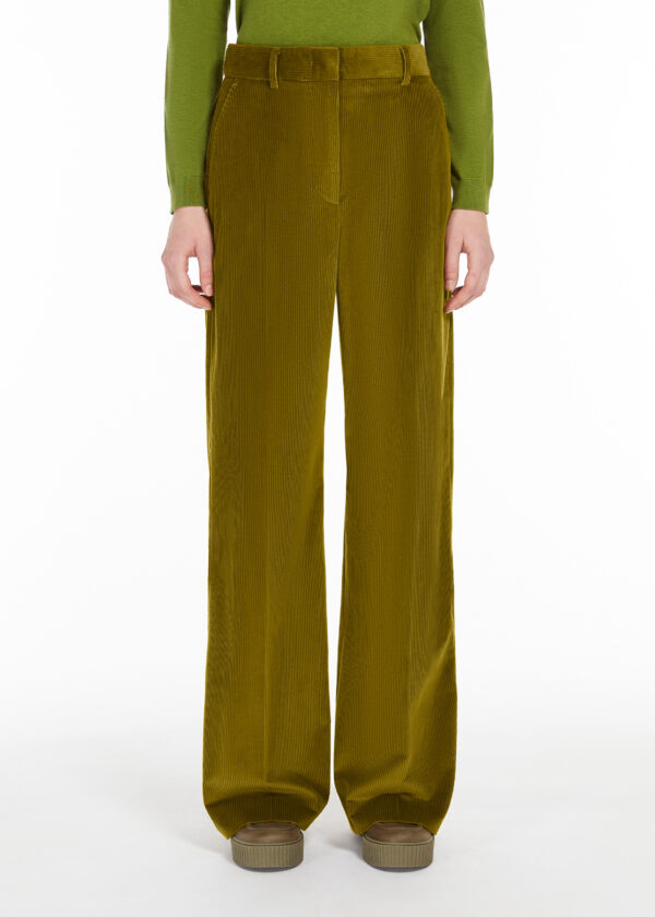 Pantalón de terciopelo Maxmara verde