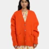 Cardigan Rabanne Naranja de Lana