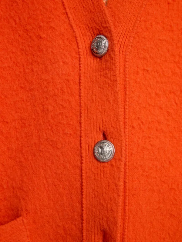 Cardigan Rabanne Naranja de Lana