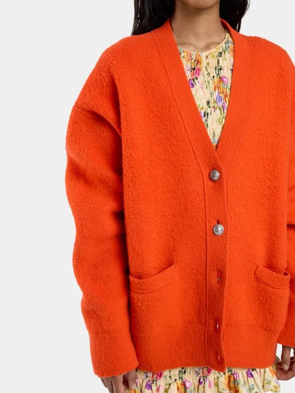 Cardigan Rabanne Naranja de Lana