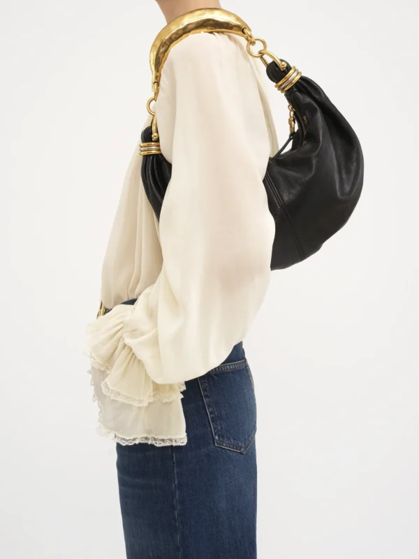 Bolso Hobo Chloé Bracelet Negro