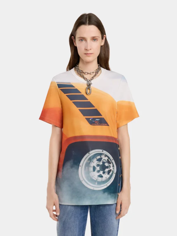 CAMISETA SIN MANGAS FAST CARS rabanne