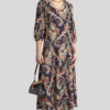 VESTIDO ETRO MIDI ESTAMPADO PAISLEY