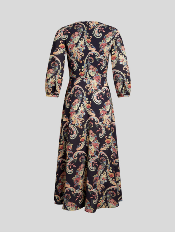 VESTIDO ETRO MIDI ESTAMPADO PAISLEY