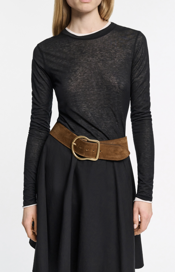 CAMISETA DOROTHEE SCHUMACHER LAYER LOVE NEGRA