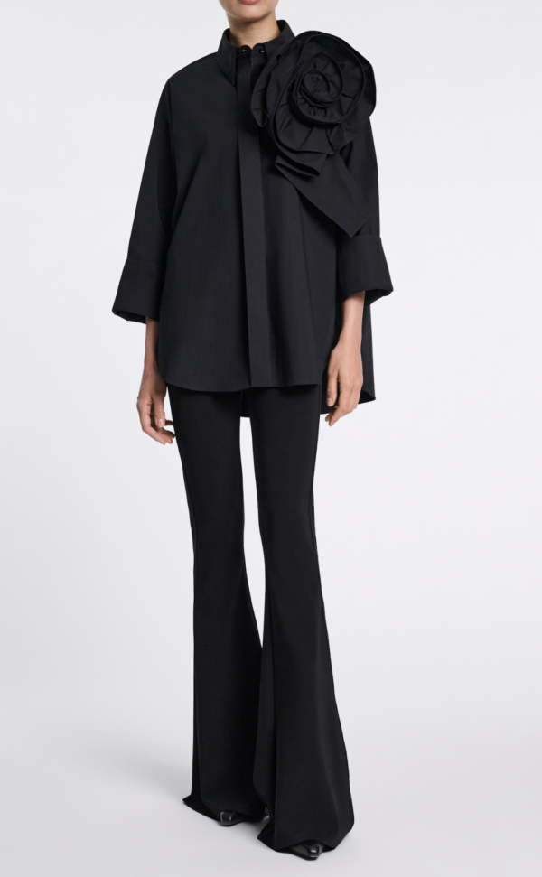 CAMISA DOROTHEE SCHUMACHER POPELINA POWER NEGRA