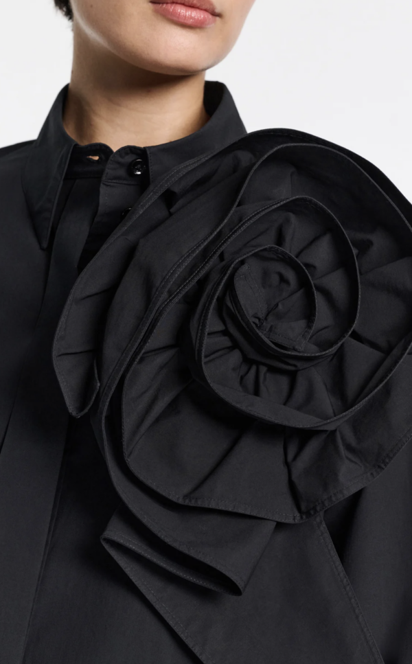 CAMISA DOROTHEE SCHUMACHER POPELINA POWER NEGRA