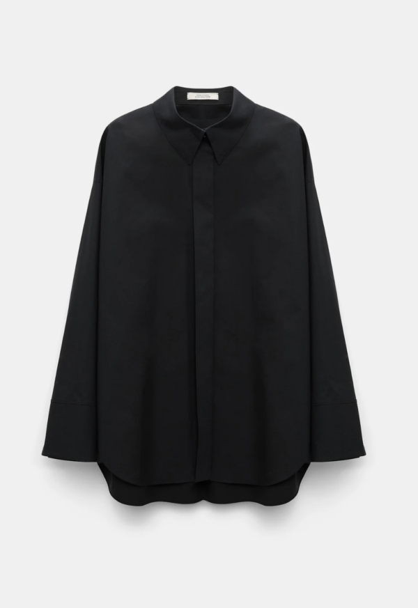 CAMISA DOROTHEE SCHUMACHER POPELINA POWER NEGRA