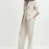 BLAZER RAYAS BLANCA ESSENTIEL