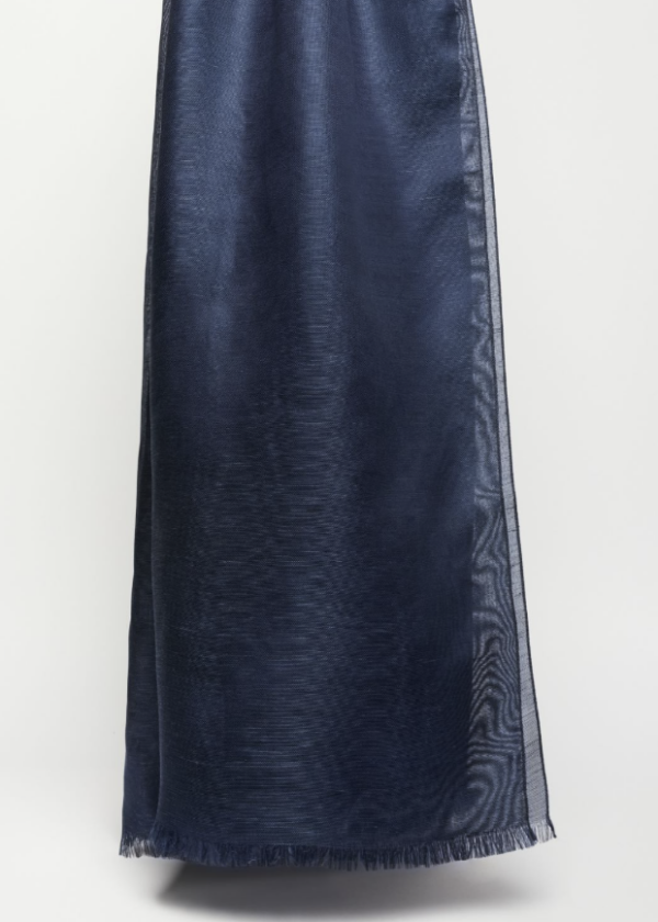 ESTOLA SEDA MAXMARA AZUL