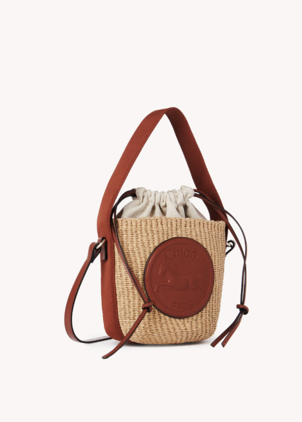 BOLSO CESTA CHLOÉ HORSE MEDAL PEQUEÑA