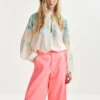 BLUSA BLANCA FLORES ESSENTIEL