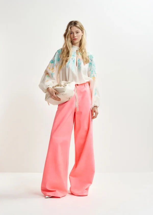BLUSA BLANCA FLORES ESSENTIEL