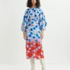 VESTIDO FLORAL AZUL ESSENTIEL